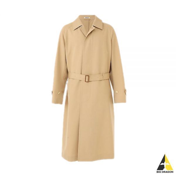 오라리-AURALEE 오라리 23 WOOL MAX CANVAS SOUTIEN COLLAR COAT