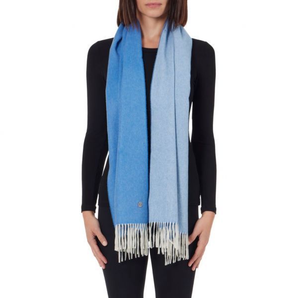 3790892 Bruno Magli Cashmere Doubleface Scarf BLUE