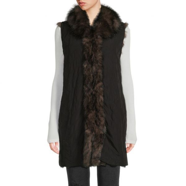 Belle fare fur outlet vest