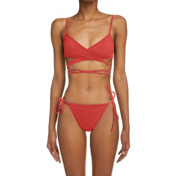 3727936 Balenciaga Wrap Two Piece Swimsuit