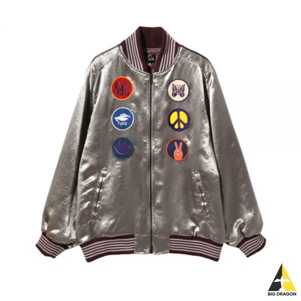 니들스-NEEDLES 니들스 Award Jacket - Acetate Sateen GREY (MR195