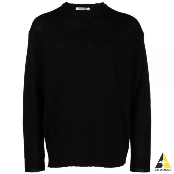 오라리-AURALEE 오라리 SHETLAND WOOL CASHMERE KNIT PO (A23AP02SC