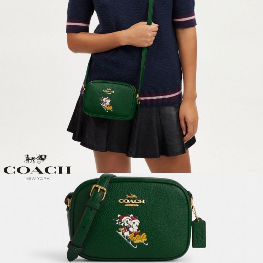 코치 COACH CN024 OS 여자 가방 디즈니 콜라보 미니 제이미 카메라 크로스백