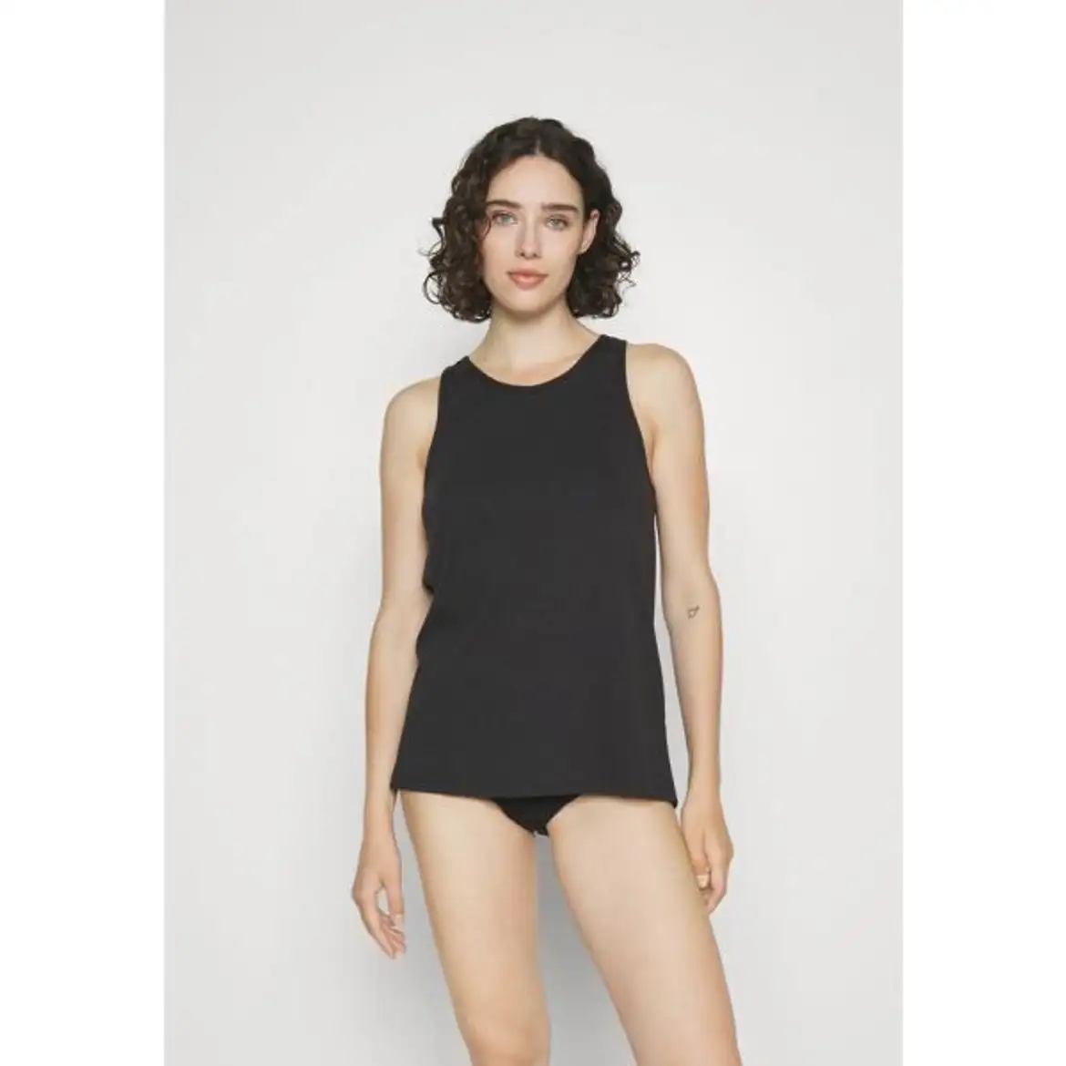 Buy Sloggi Ever Infused Aloe Short Sleeve Black Bodysuit from the