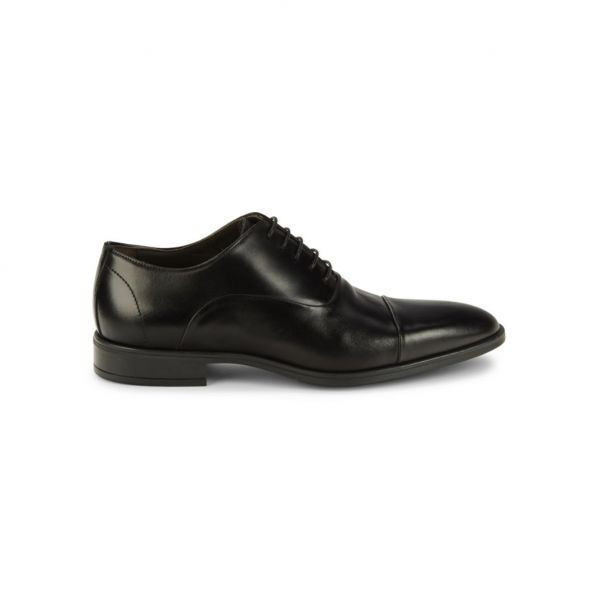 3868906 Bruno Magli Mario Cap Toe Oxford Shoes BLACK