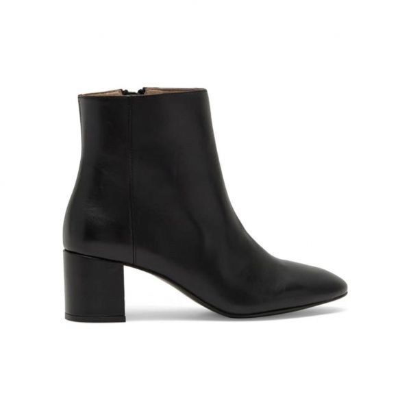 3877096 Bruno Magli Jenny Leather Booties BLACK