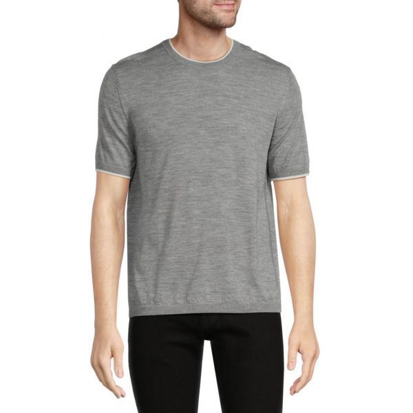 3883150 Bruno Magli Classic Fit Merino Wool Tipped T