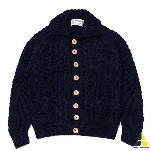 Inverallan-INVERALLAN 23FW 3A LUMBER CARDIGAN (3A - Navy) 럼버