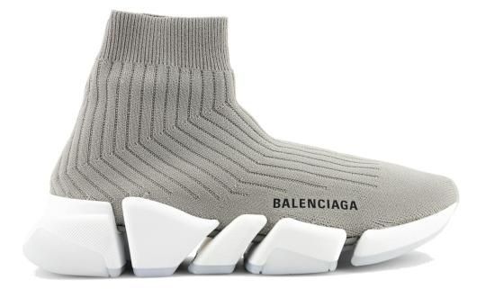 발렌시아가 스니커즈 654045W2D81 GREY WH TR