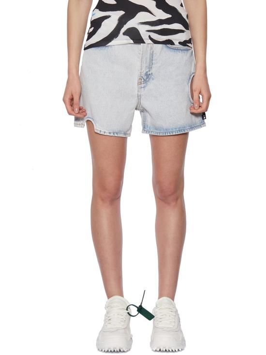 오프화이트 데님 숏팬츠 DOWYC009C99DEN0024000 Light blue Light blue