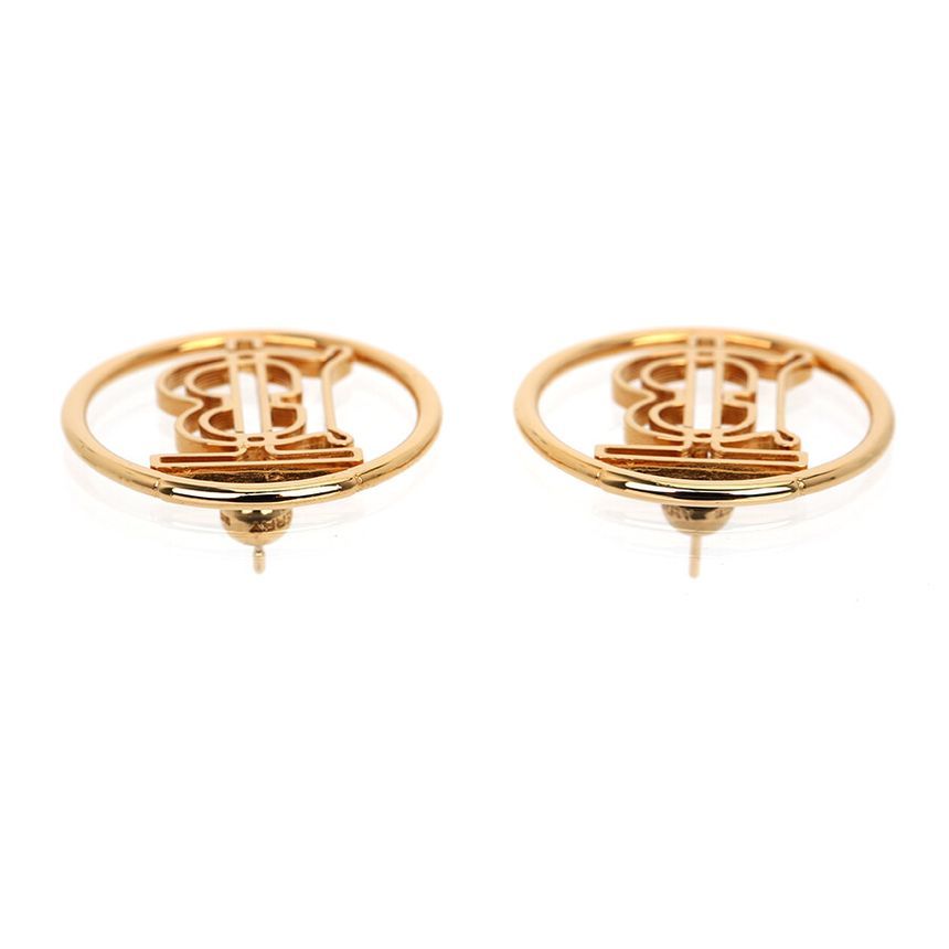 Burberry Rose Monogram Earrings in Gold - Women | Burberry