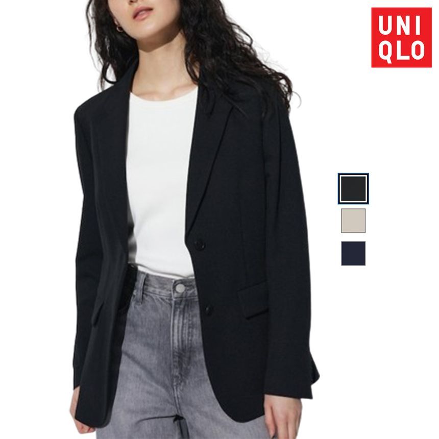 유니클로 여성 감동 자켓 출근룩 세미정장 정장자켓 XS - 3XL 3종 465474