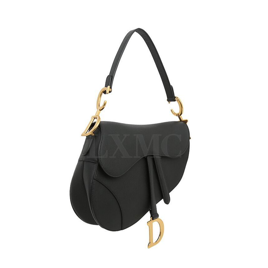Dior Black Flap Mini Saddle Shoulder Bag M0446CW | eBay