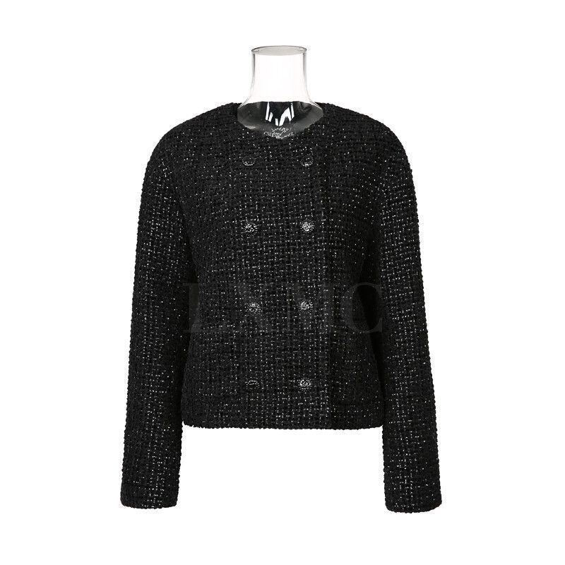 CHANEL Tweed Jacket My Black Jacket 22B P73350 73977106 | eBay CHANEL Tweed Jacket My Black Jacket 22B P73350 73977106 | eBay