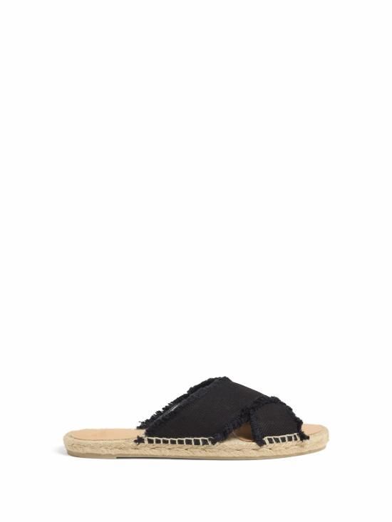 까스따네르 뮬 슬리퍼 PALMERA 001NEGRO