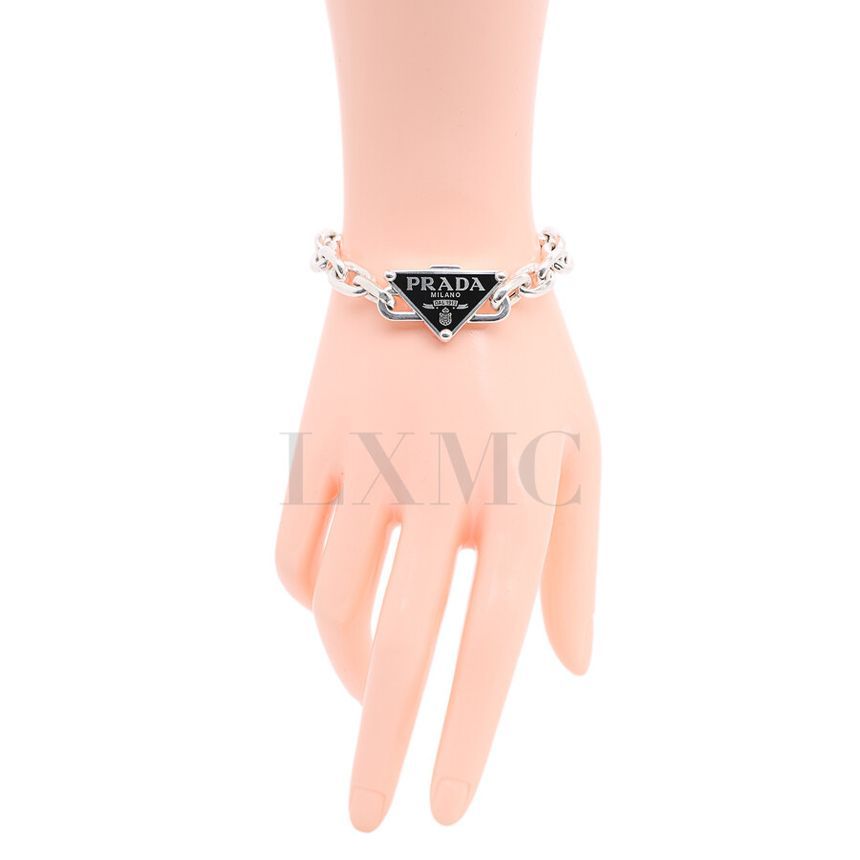 Prada Symbol Bracelet Triangle Logo Chain Bracelet 2JB303 | eBay Prada Symbol Bracelet Triangle Logo Chain Bracelet 2JB303 | eBay