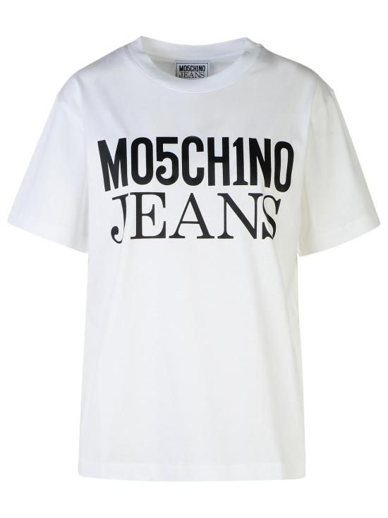 모스키노 반팔 티셔츠 J0712 3262 5001 White