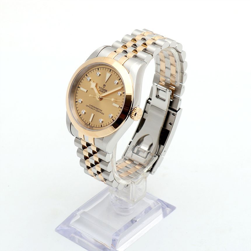 Tudor Black Bay 39 Men's Combi Watch S&G Champagne Dia 79663