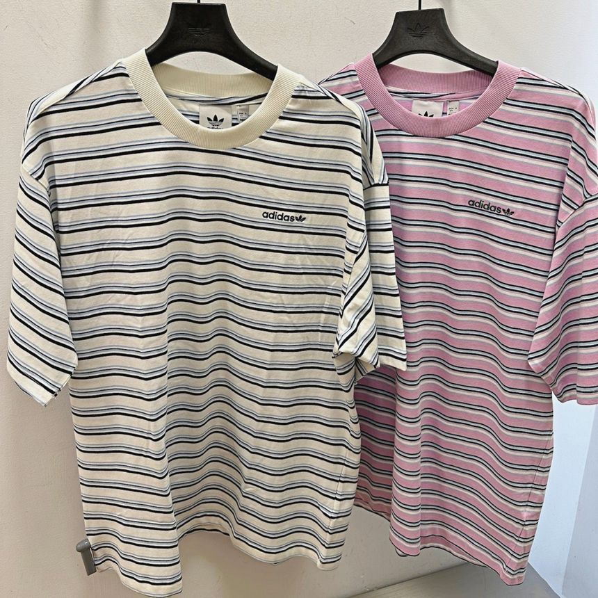 아디다스 80s 오버사이즈 단가라 폴로 반팔 티셔츠 3color