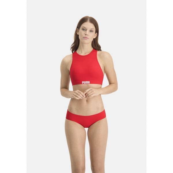 Puma 3663200 Puma SWIM WOMAN HIPSTER BOTTOM Bikini bottoms red