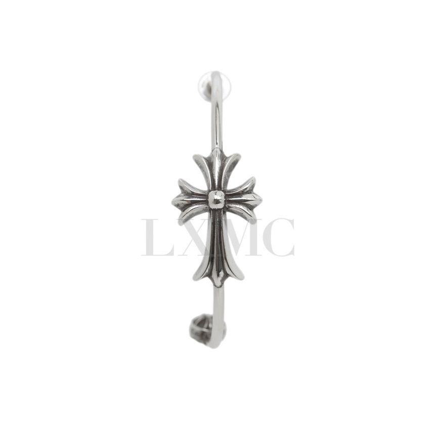 Chrome Hearts ny CH Cross Hoop Earrings 12345 102229333 | eBay