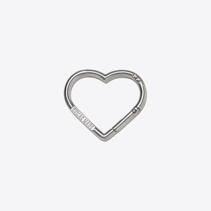 휴먼메이드 하트 카라비너 (실버) HM28GD070