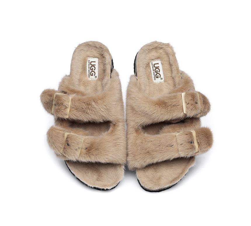 어그(Ugg) | 호주어그 에버어그 24FW 밀라 Myla 버켄 퍼 슬리퍼 AS5013 | 트렌비