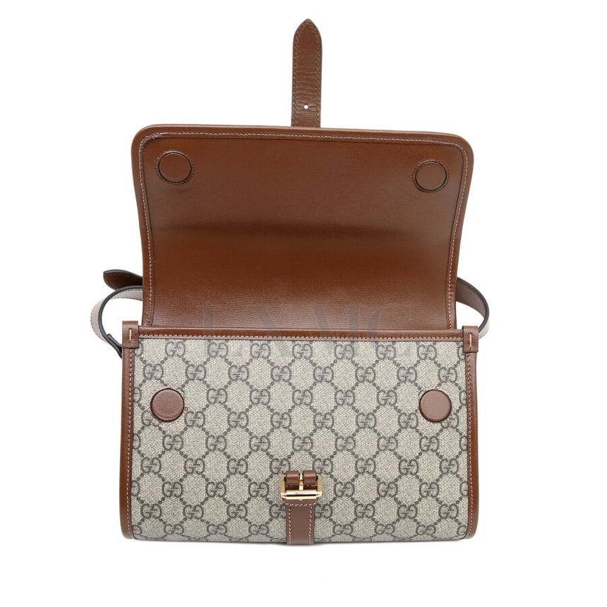GUCCI 114273 Shoulder Bag Messenger Bag Brown Beige