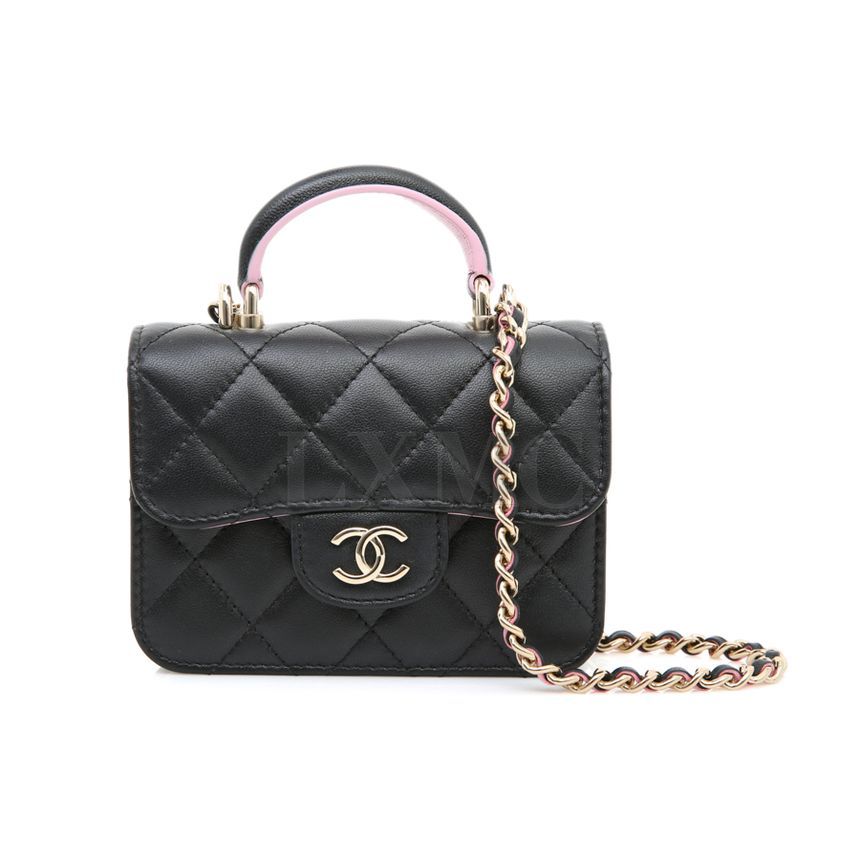 シャネル 2WAYバッグ AP2200 CHANEL Vanity Quilted Chain Crossbody Mini Bag AP2200