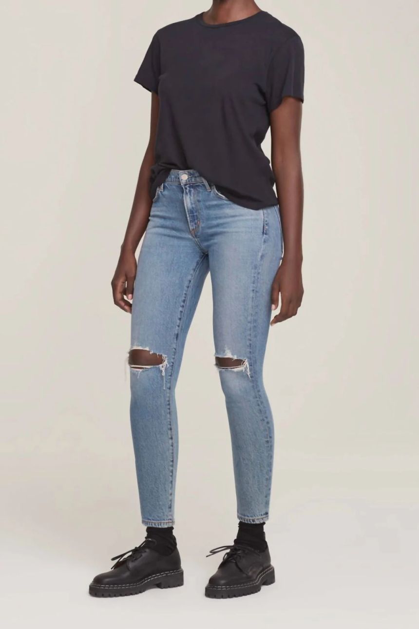 솔터 소피 미드 라이즈 앵클 진 Sophie Mid Rise Ankle Jeans In Salter