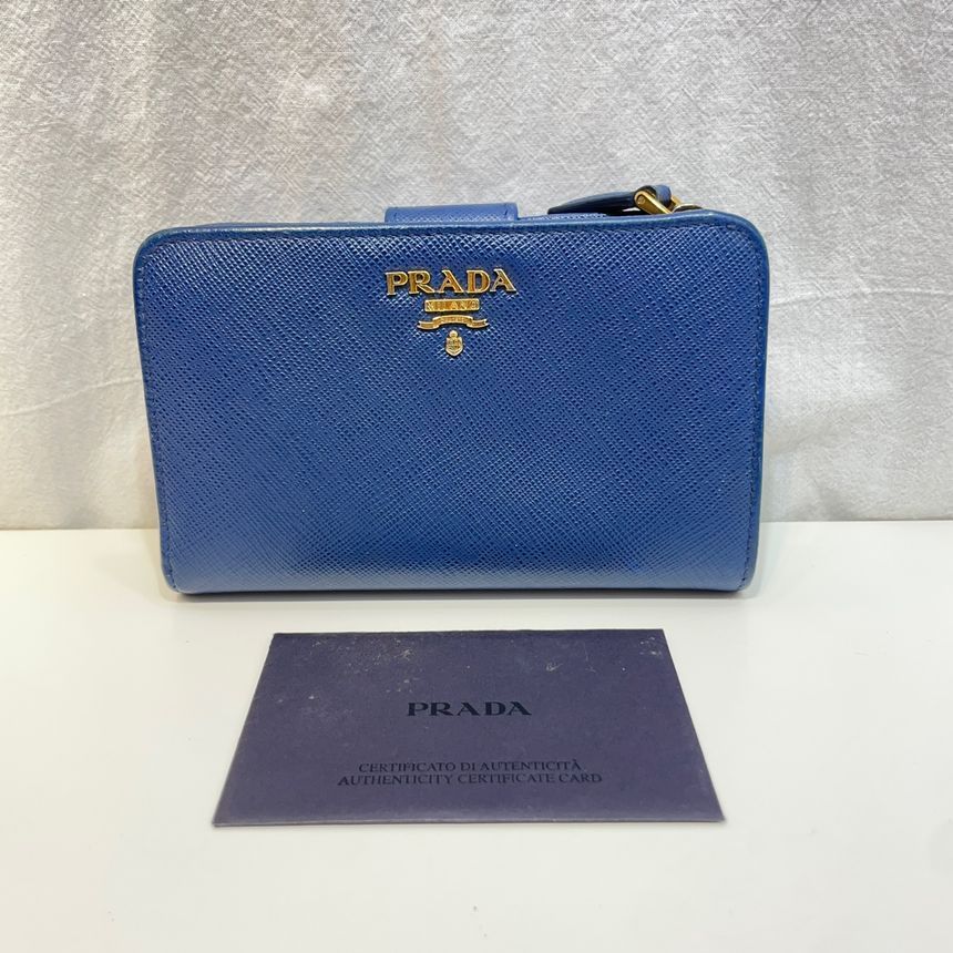 Prada 1ML225 Cifiano Metal Bi-Fold Wallet 114882740 [P] | eBay