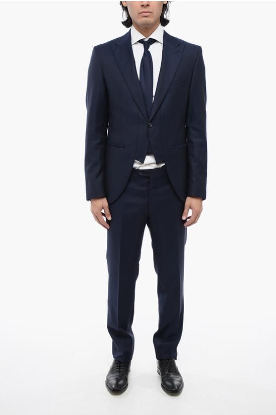 꼬르넬리아니 수트 세트 917T55 3197124 001 Blue