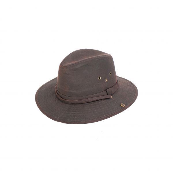 PETER GRIMM Aslan 오일 Cloth 햇 모자 - 브라운 8315405