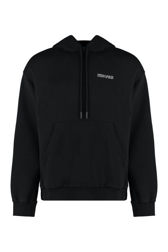 마르셀로 불론 후드 티셔츠 CMBB040 C99FLE0011001 BLACK