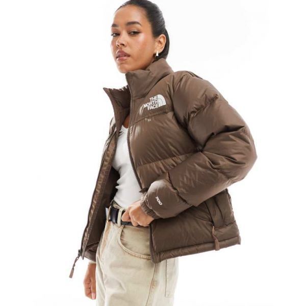 North Face 5261702 The North Face 1996 Retro Nuptse down puffer jacket in smokey brown