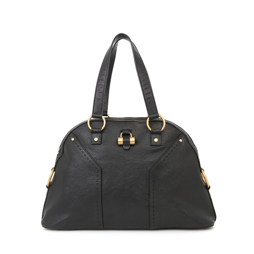 [중고] YSL 입생로랑 뮤즈백 블랙 미듐 토트 156464 숄더백