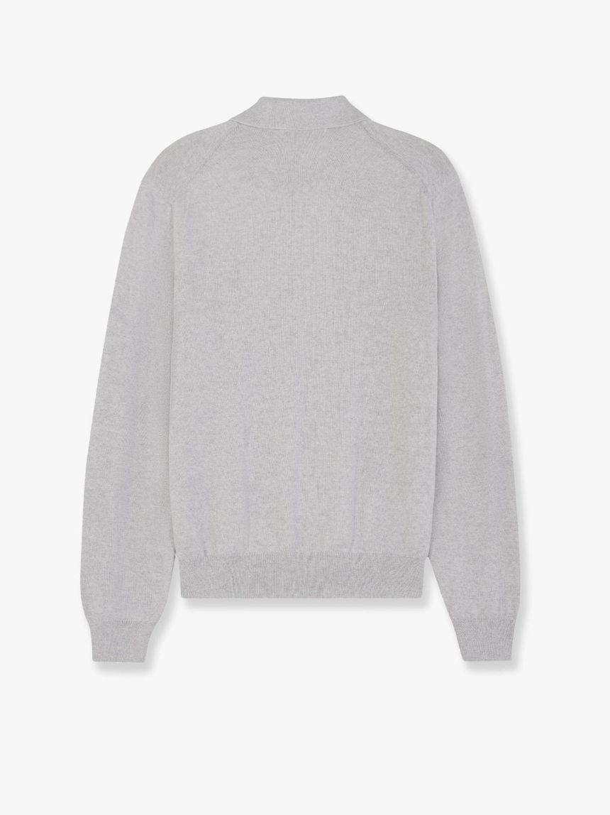 MAISON KITSUNE 메종키츠네 폴로 셔츠 긴팔 티 그레이 MM00211KT1036 NUGNES/MA/MAISON KITSUNE/AI2024