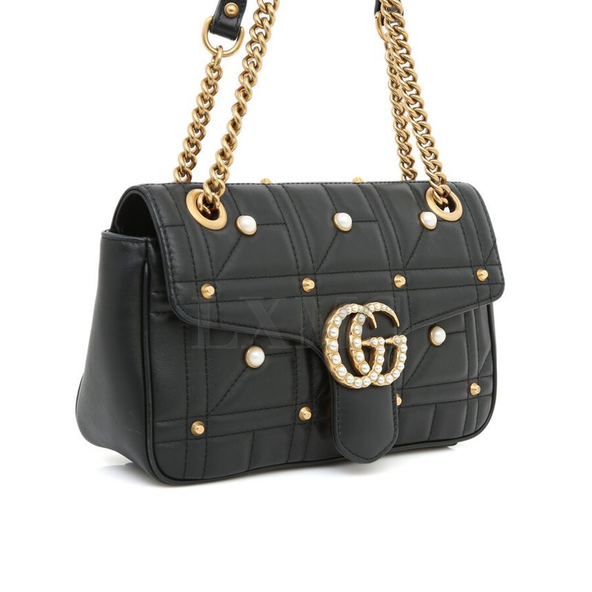 【GUCCI】HANDBAG QUILTED◆741457AAB7A Gucci 'GG Marmont Mini' quilted shoulder bag | Women's Bags