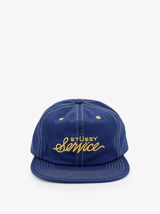 STUSSY HAT 스투시 미드 뎁스 스트랩백 볼캡 모자 블루 1311154_BLUE NUGNES/BD/STUSSY/AI2024
