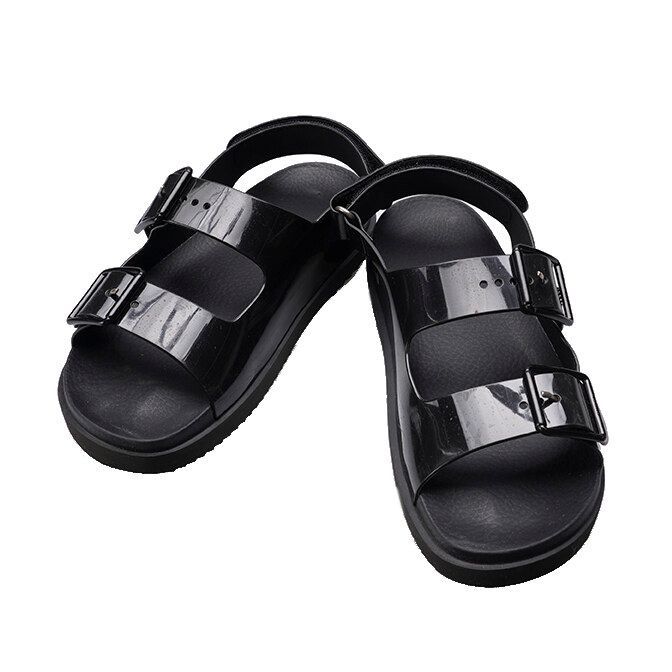 중고 (size:240mm) 블랙 러버 GG 수프림 미니 여성 샌들 660243 J8700 1000