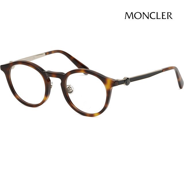 メガネ Moncler Round Leopard Eyeglasses ML5175H 052 Moncler Round Eyeglasses ML5175H 052 Dark Havana 49mm | eBay