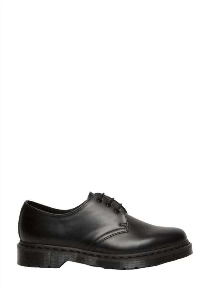 남성용 1461 모노 스무스 레더 옥스포드 슈즈 블랙 Mens 1461 Mono Smooth Leather Oxford Shoes In Black