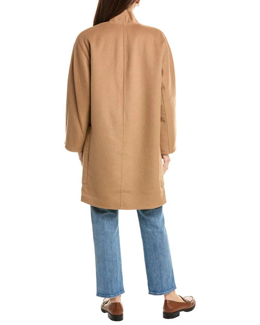 리버시블 울 블렌드 카 코트 Reversible Wool-blend Car Coat