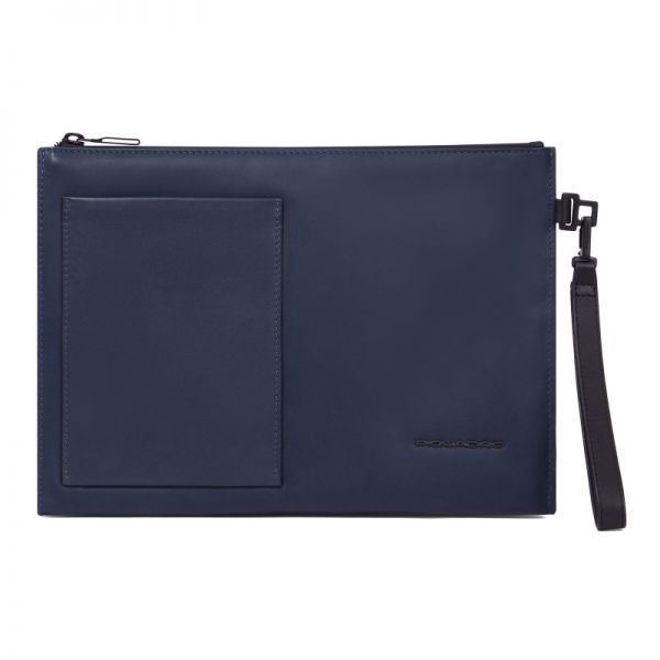 PIQUADRO David Pochette 11" Tablet M 블루 2641119