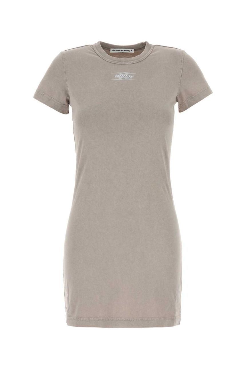티바이알렉산더왕 Light pink cotton 티셔츠 mini 드레스 4CC4246283 230A JP1
