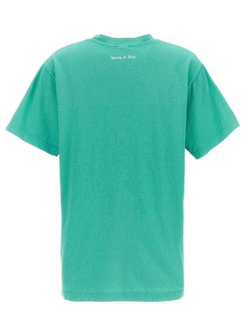 스포티앤리치 T shirt Be Nice Green TS858FTFADEDTEAL []