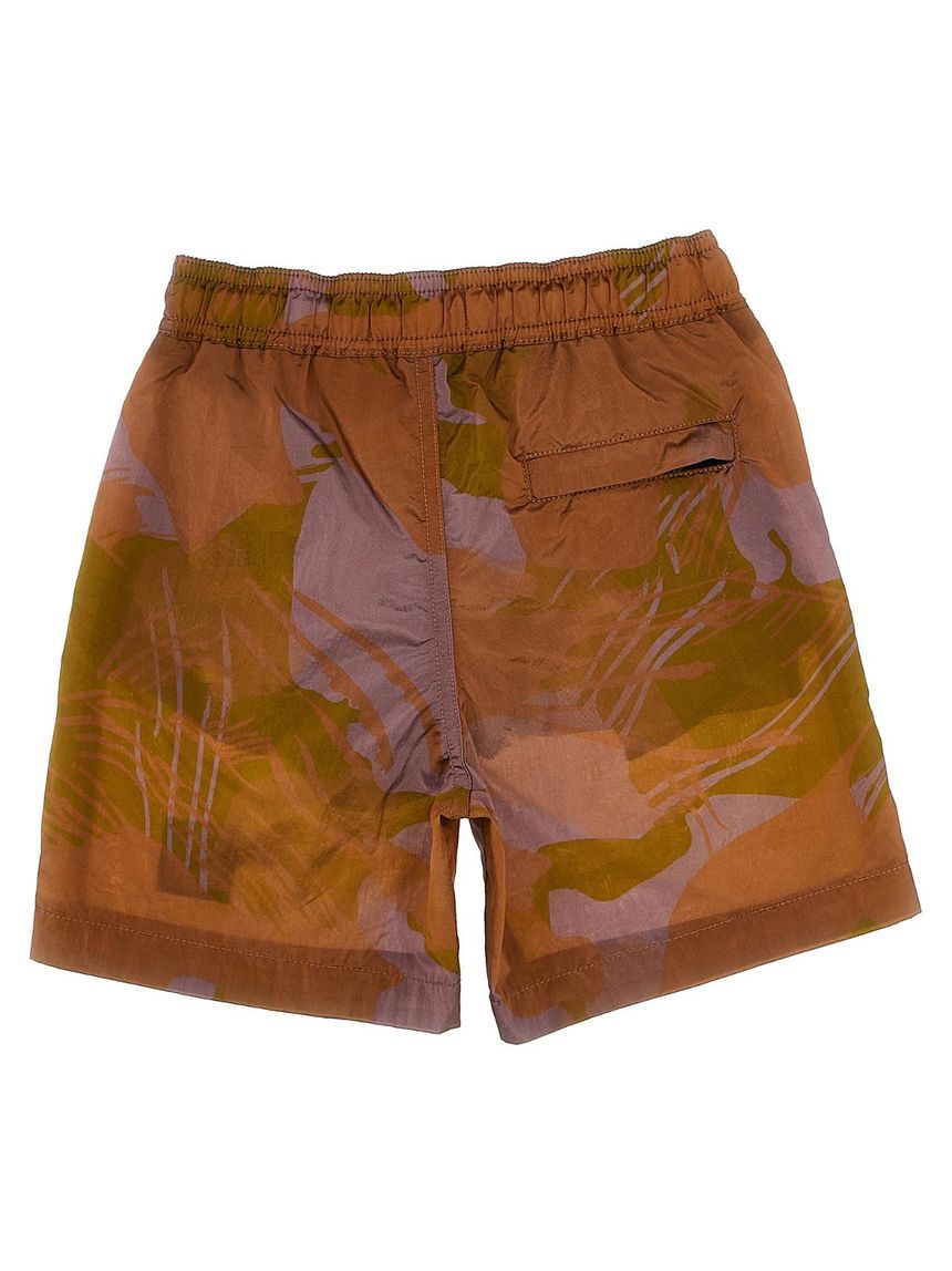 STONE ISLAND JUNIOR Printed swim shorts 8016B0522V0032