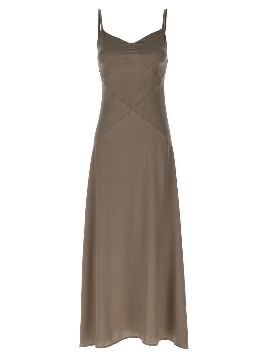 레 트윈스 Flora dress Brown FLORABRONZO []