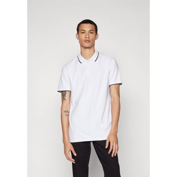 Hollister Co. 5561207 Hollister Co. TIPPING Polo shirt brilliant white