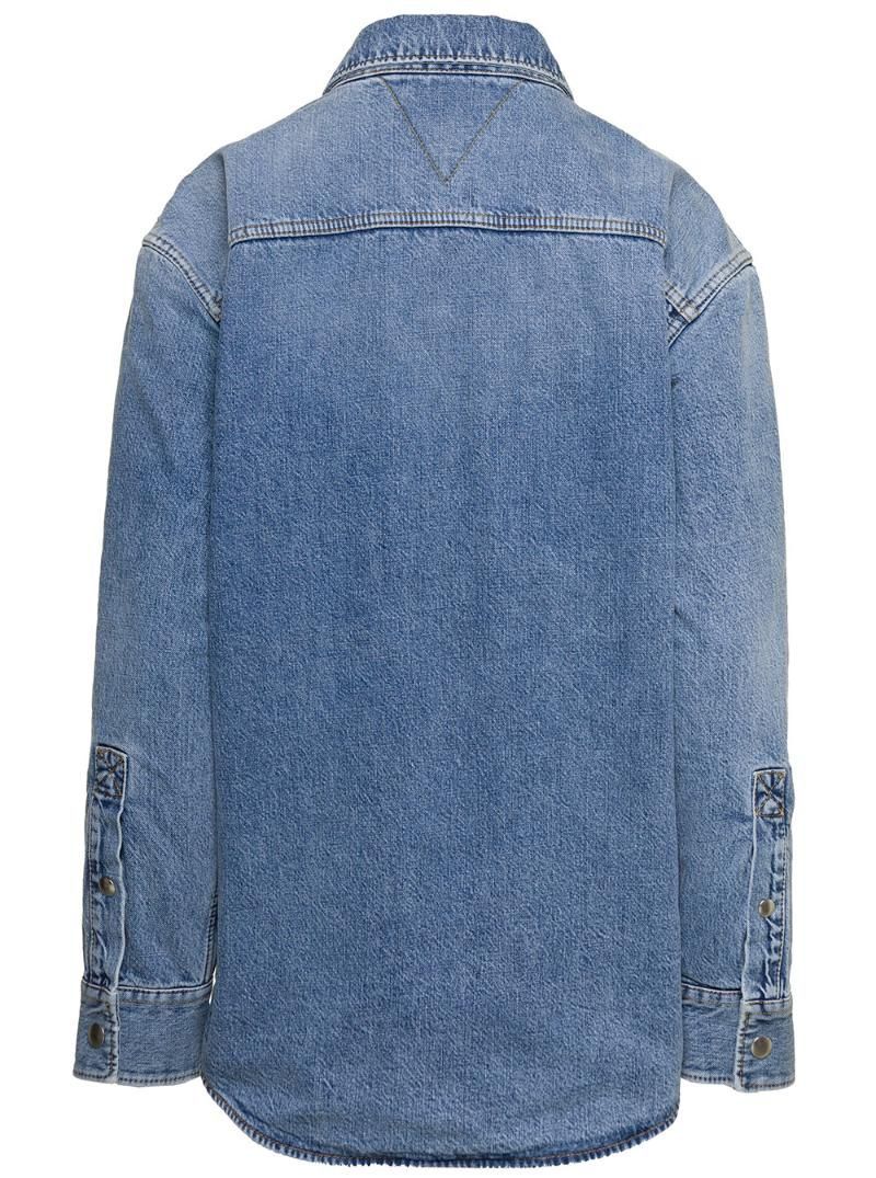 보테가베네타 데님 셔츠 754503V34A04715 BLUE